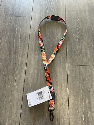 NEW Nike Lanyard Flower Strap Detachable Keychain Badge ID Holder Lanyard