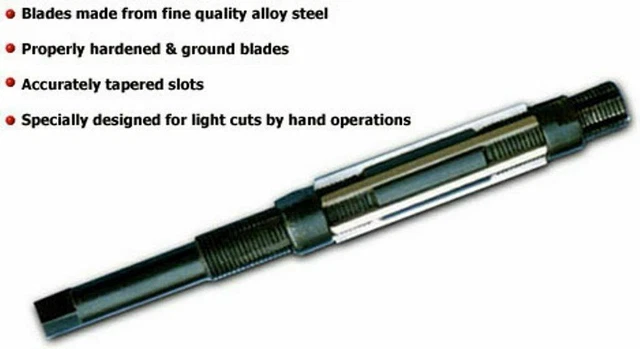 Adjustable Hand Reamer H16 H16 - 1.13/16" - 2.7/32" / 46 - 56 Mm Expanding