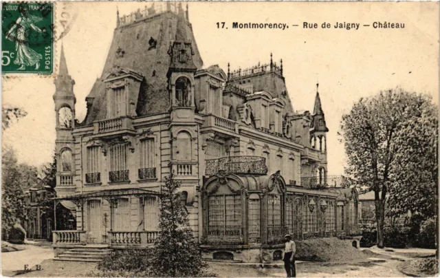 CPA Montmorency Rue de Jaigny -Chateau (1319918)