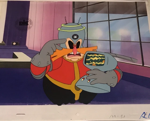 SONIC  Original  Animation Production Art Cel DIC ENT
