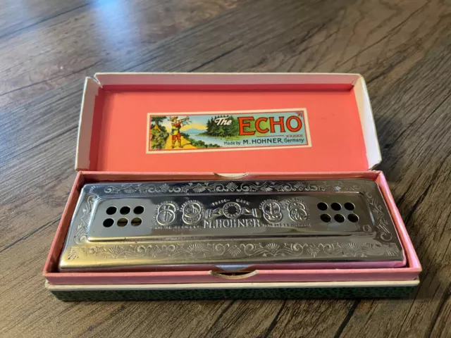 Hohner Echo Harp Mundharmonika 55/80 M 1 C/G mit OVP