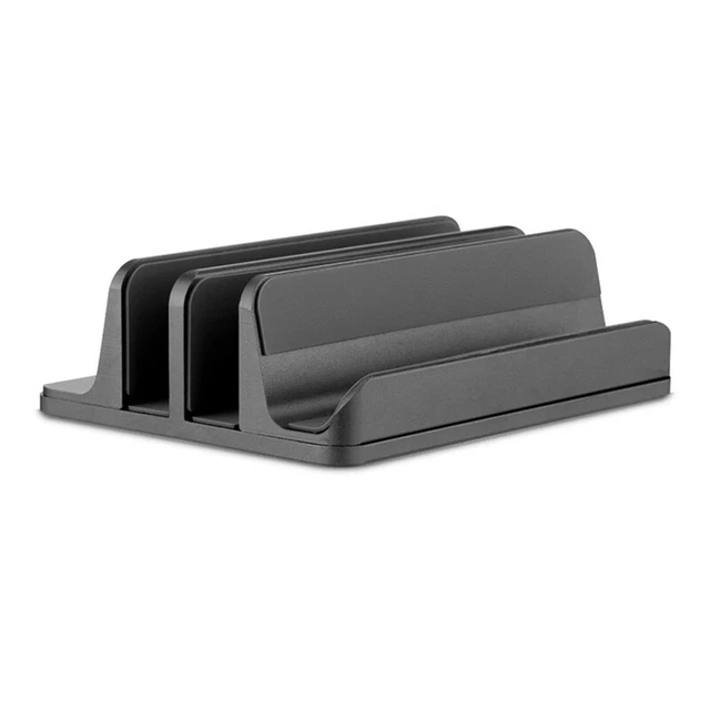 Vertical Laptop Stand 3 Slots for Computer, Tablet, Phone - Fits Laptop Mod G5K7