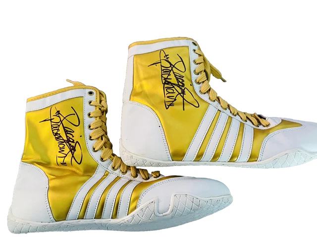 Manny Pac-Man Pacquiao Signed Training Shoes Manny Pac-Man Pacquiao Signed Training Shoes