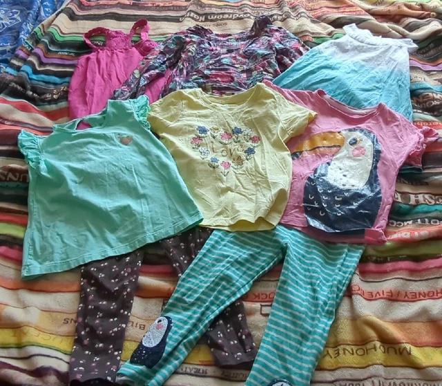 Girls Summer Clothes Bundle 3-4 Years Monsoon M&S Salt Rock TU