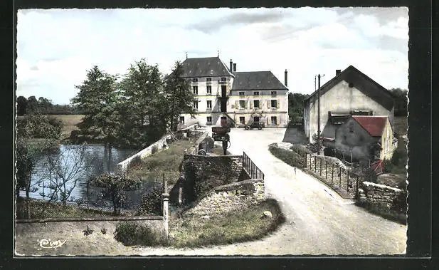 CPA Cercy-la-Tour, Moulin Beauregard, vue sur Mühle 1962