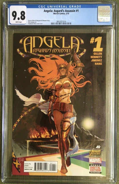 Angela Asgard's Assassin #1 CGC 9.8 NM/M 2015 Marvel Comics Key 1st App Sera MCU