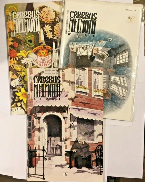 Cerebus #147-149, Melmoth- Dave Sim,  Aardvark- Vanaheim - free shipping!