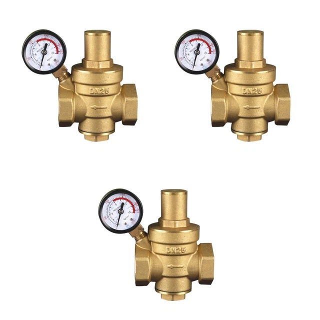 3 PCS Vannes De Régulation Pression D'eau Anti-stress Soupape