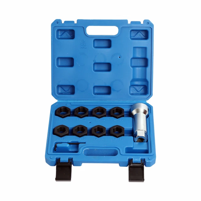 8 SIZES AXLE Spindle Thread Repair Chaser Tools Rusted Axle Nut Repair