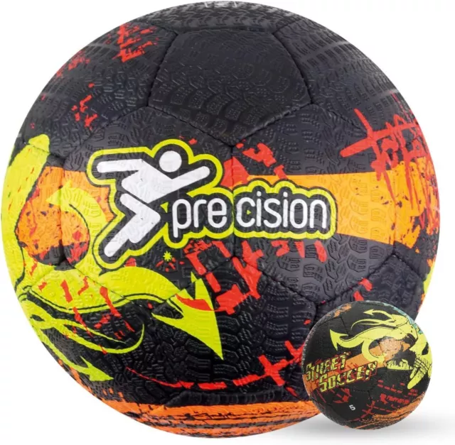 Precision Training Unisex-Youth Precision Street Mania Football, Multi, 4