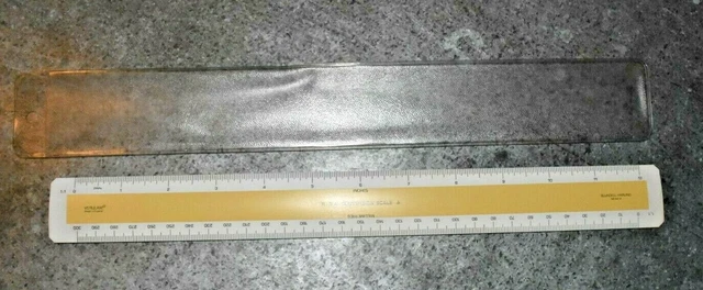 BLUNDELL HARLING RULER Vintage RIBA Conversion Scale A £7.50 - PicClick UK