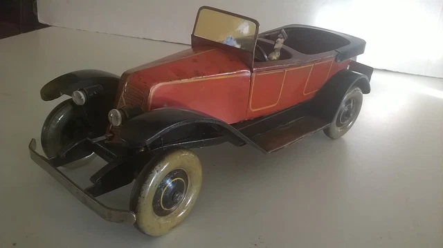 Ancien jouet mécanique Autruche Bleue Les jouets Création An