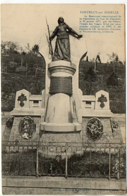 FONTENOY SUR MOSELLE - Meurthe et Moselle - CPA 54 - Monument aux morts 1870  6