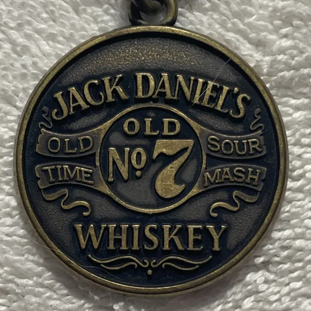 Jack Daniels Coin Keychain- Old No. 7 Old Time Sour Mash Whiskey