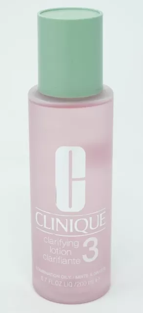 Clinique Clarifying Lotion 3 feuchtigkeitsspendend bekämpft Unreinheiten 200 ml