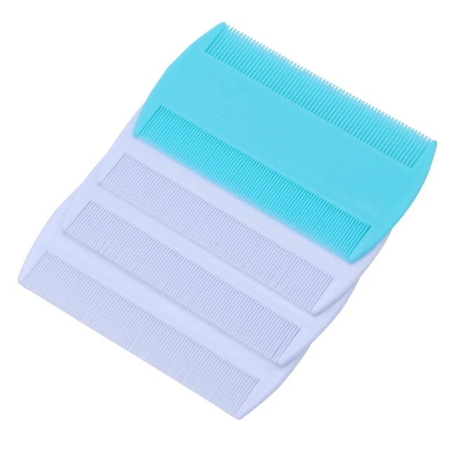4 peines para pulgas de doble cara peines para gato perro mascota aseo de dientes finos