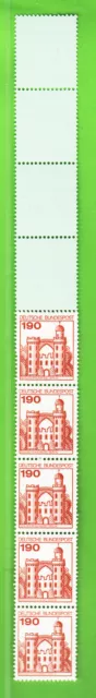 2021 - Bund -  Rollenmarken  RE 5+4 Lf  Mi-Nr. 919   helltürkis  alte Fluor  **