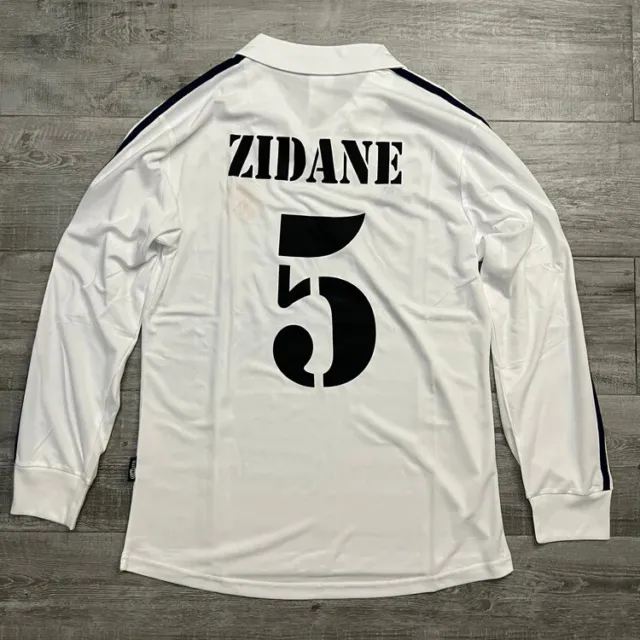 Camiseta Zidane 5 REAL MADRID ZIDANE 2002 MANGA LARGA