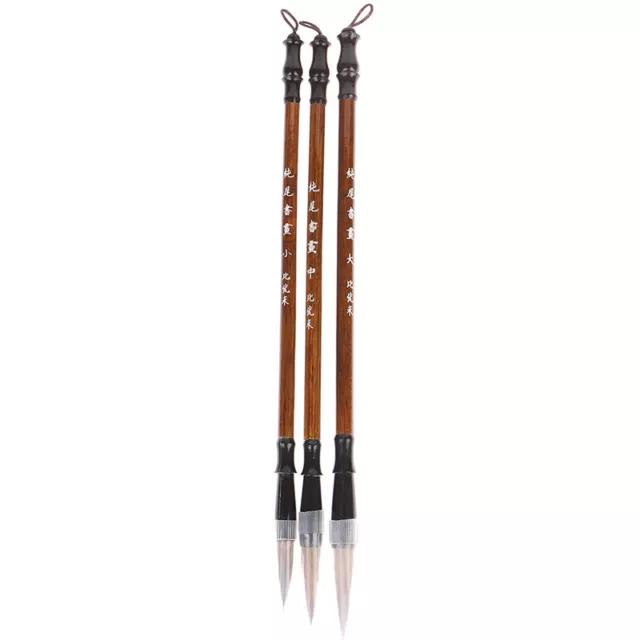 3pcs/set Excellent Quality Chinese Calligraphy Brushes Pen For Writing Br..f