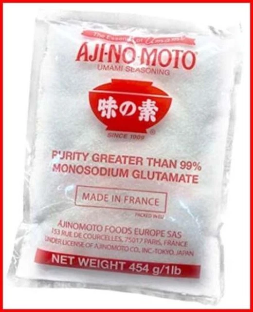 AJINOMOTO MONOSODIUM GLUTAMATE MSG Japanese Umami Seasoning 454G £5.48 ...