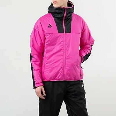 Nike ACG Primaloft giacca tampone con cappuccio PICCOLA rosa nera nuova con etichette Adidas yeezy acg