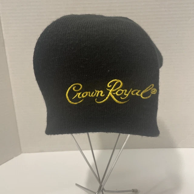 Crown Royal Beanie Hat Adult One Size Black