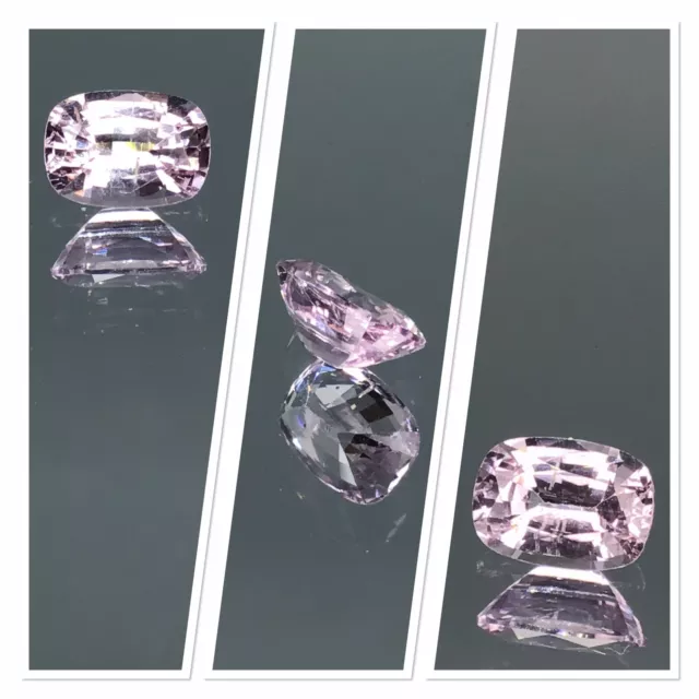 Ceylon Sapphire Untreated 1.10 Carat Platinum Lilac Cushion Cut￼ ￼Vvs