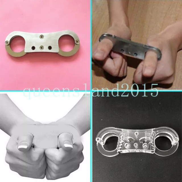 Stainless Steel Hand Lock Thumb Cuffs Toe Lock Fixed Restraint Protagonist Game