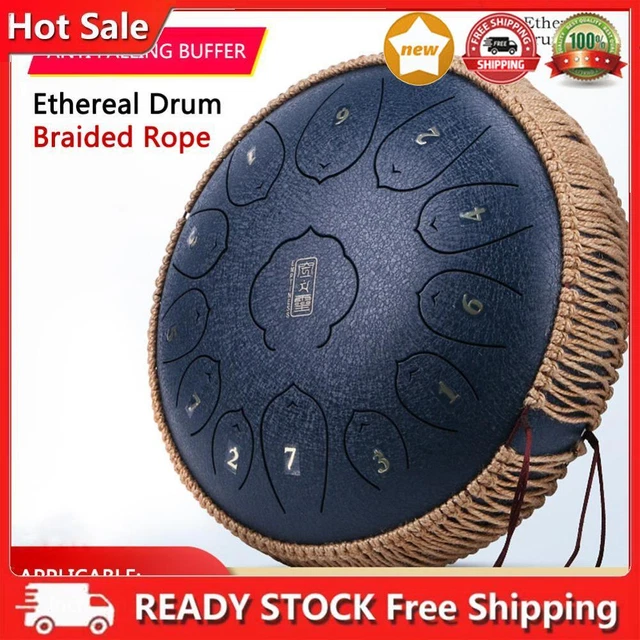 Handmade Handpan Decoration Woven Rattan Rope Steel Tongue Drum Braided Ropes