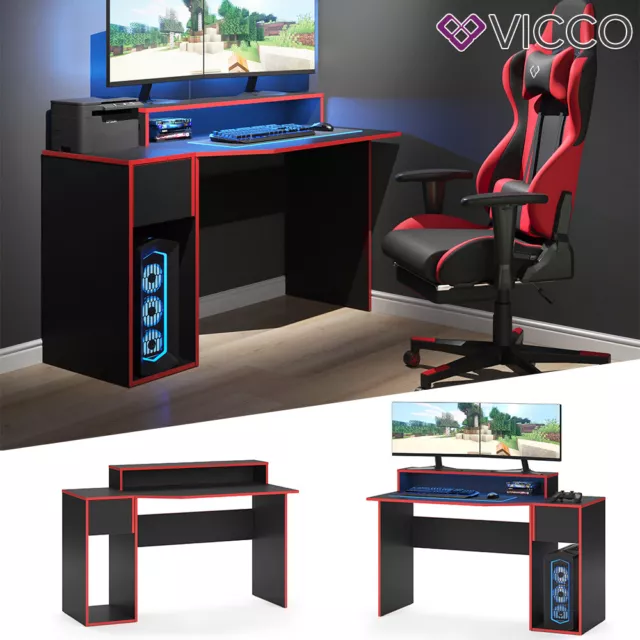 VDX OMEGA - Grand bureau gamer d'angle pas cher