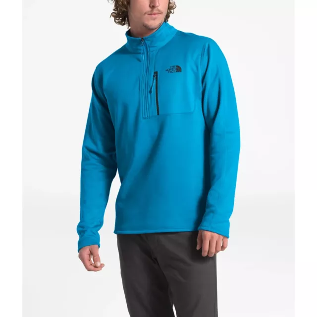 The North Face Mens Canyonlands Half Zip Pullover Hiking Sweater Blue - Medium 2