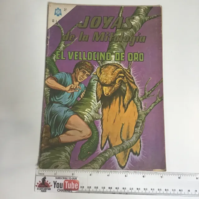1964 Spanish Comics Joyas De La Mitologia #21 El Vellocino De Oro Novaro Mexico