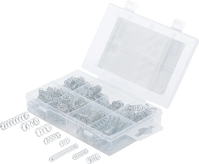 BGS DIY Federn-Sortiment, Druckfedern, 246-tlg.