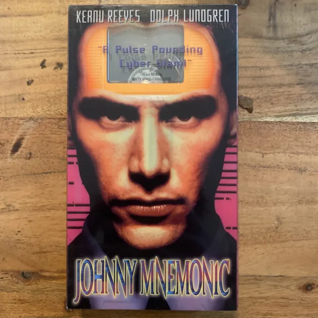 Johnny Mnemonic (VHS, 1995) Promotional Copy.