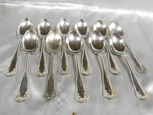 Petites cuilleres metal argenté GOMBAULT