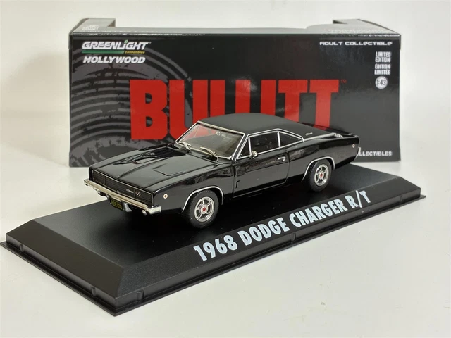 Greenlight 1/43 – Dodge Charger R/T 1968 – Bullitt – CHASE – Neuve