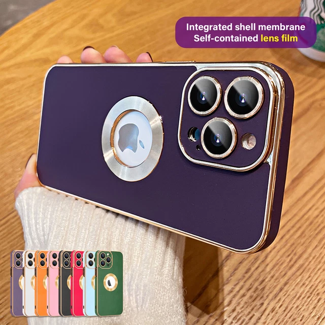 Shockproof Slim Leather Case Camera Lens Protect For iPhone 14 Pro Max 13 12 11