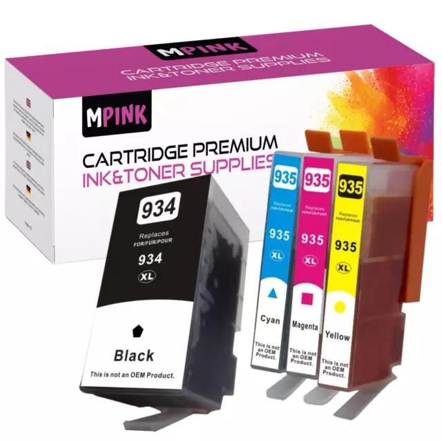 CARTUCCE INCHIOSTRO per HP 934XL 935XL OFFICEJET PRO 6230 6820 6830C all-in-one