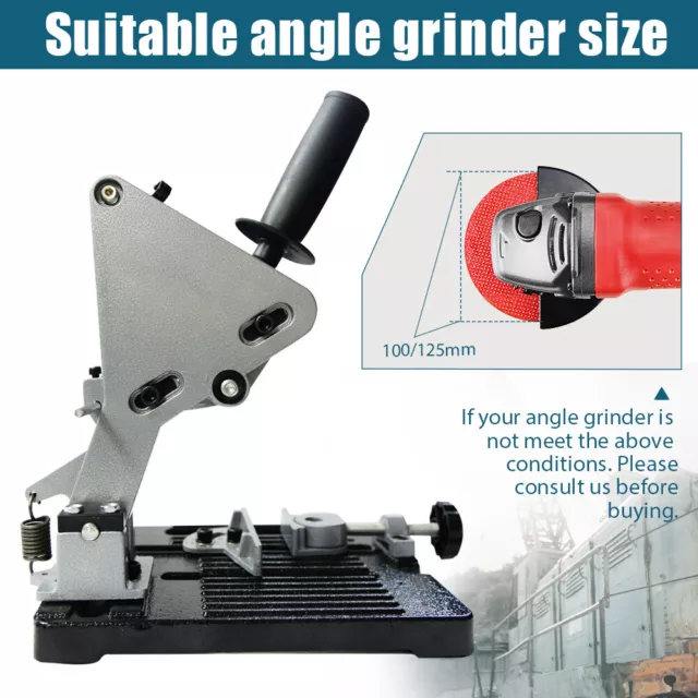 Angle Grinder Stand Grinder Holder Cutter Support Cast Iron base 100-125mm Sale 2