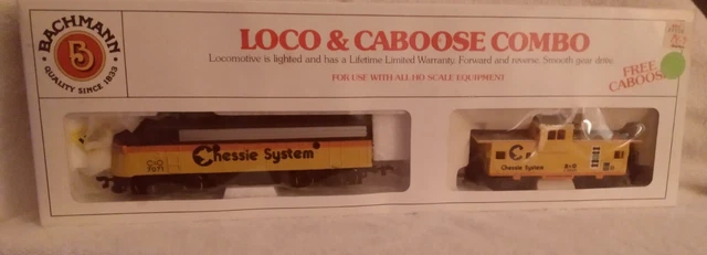 Bachmann Union Pacific Locomotive & Caboose Combo Nib 61600 Emd F9 Diesel Ho