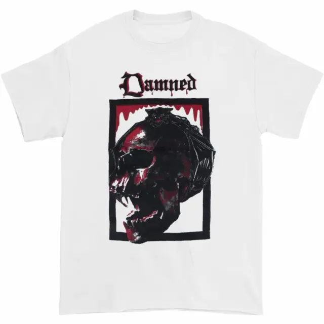 80's The Damned Skull T-Shirt Full Sizes S To 5XL