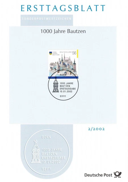 Bund ETB Nr. 2/2002 - 1000 Jahre Bautzen