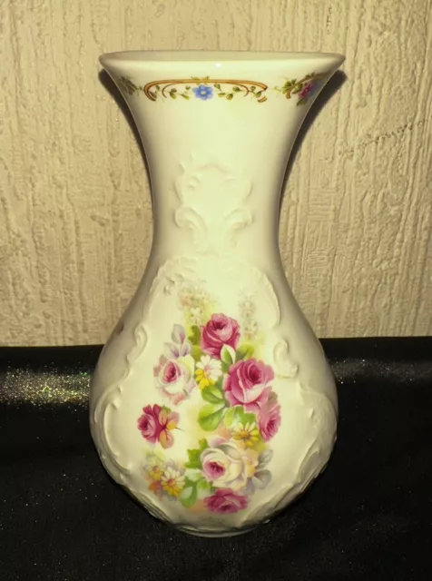 Vase Blumendekor  Royal Porzellan Bavaria KPM