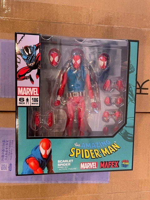 MAFEX No.186 Spider-Man SCARLET SPIDER Comic Ver. Medicom Toy Figure