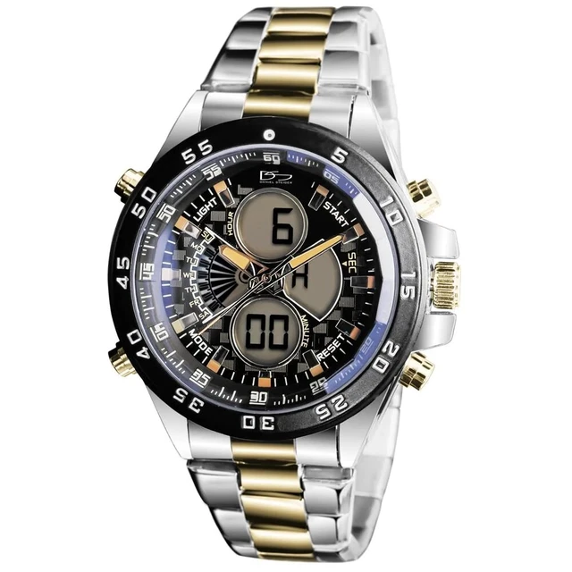 Lazer Blue Two-Tone Watch