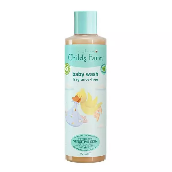 CHILDS FARM| KIDS BABY WASH 250ml | SENSITIVE | FRAGRANCE FREE