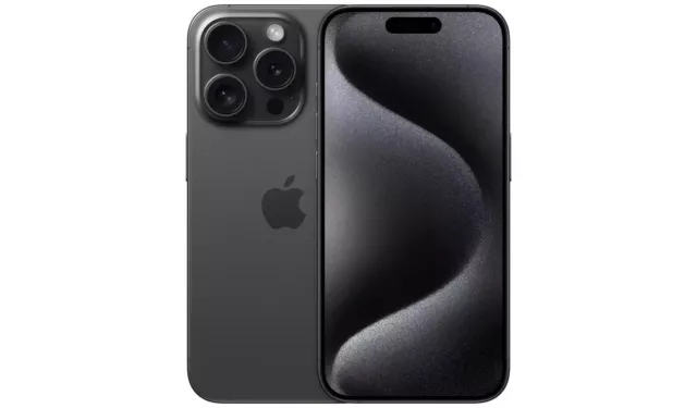 Apple iPhone 15 Pro 5G 128GB SIM-Free Smartphone SIM-Free Unlocked - Black B