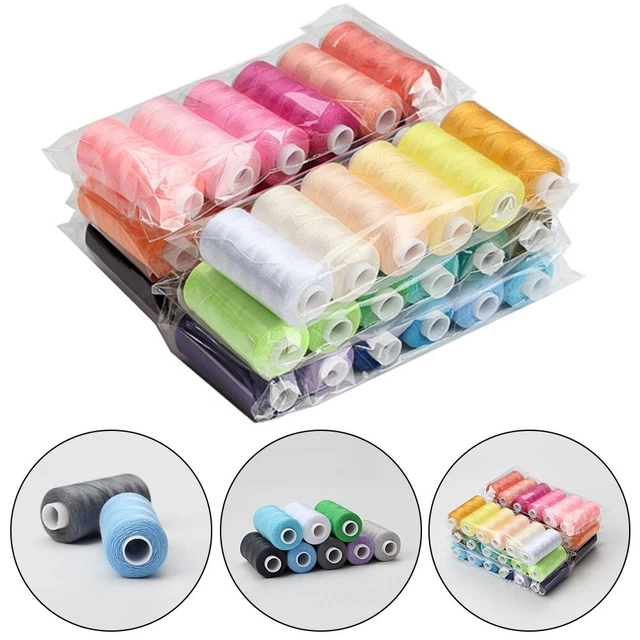 DIY Nähgarn Polyesterfaden Einfach Handgefertigt Mehrfachfarbe Brandneu