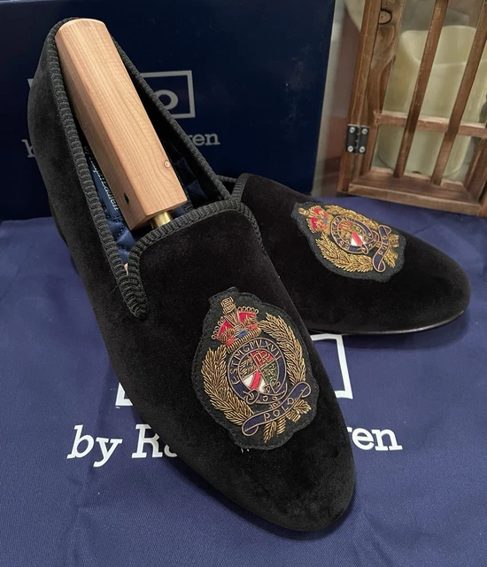 Ralph Lauren Velvet Slippers FOR SALE! - PicClick display picture 3