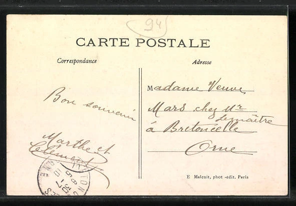 CPA Joinville-le-Pont, Carrefour des Rues de Creteil et de Paris 1910 2